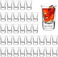Set of 36 shot glasses, 3.5 cl/35 ml, shot glasses, shot glasses, short glasses, pinch glasses, shot