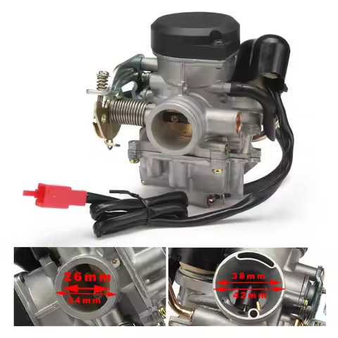 Motorcycle CVK30 26MM Carburetor Parts Model Universal For Scooters GY6 150 VOG TANK 260CC 200CC 250
