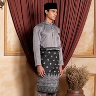 MJESTIC Baju Melayu  - Dark Grey RADEN