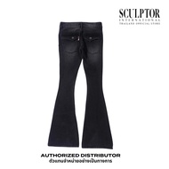 SCULPTOR® กางเกงยีนส์ Whiskered Bootcut Denim