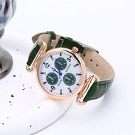 New Womens Digital Watch Fashionable And Simple Quartz Watch Retro PU Leather Watches Jam Tangan Per