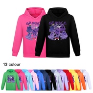 2023 New2024 Funny Game Grimace Shake Clothes Kids Cartoon Sweatshirts Baby Girls Outerwear Boys Pul