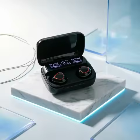 TWS Bluetooth headset M10 hands-free LED Dispay headset Bluetooth HiFi stereo music wireless earplug