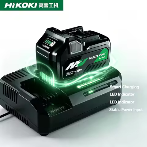 Original 5.0Ah Multi Volt Li-ion Battery BSL36A18 For Hitachi HiKOKI 18V/36V Cordless Tools,Recharge