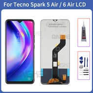 LCD For Tecno Spark 5 Air 6 Air LCD KD6a KE6 KE6j KF6 IPS NEW Display Touch Screen Digitizer Assembl