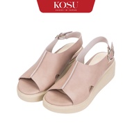 KOSU wedge sandal, 5.5cm high, buckle sandal designed to hug the feet and conceal Japanese flaws K-2