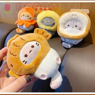 SOREN Snapper Head Keychain, Plush Cocoa Cat Snapper Keychain, Japanese Style Doll Pendant