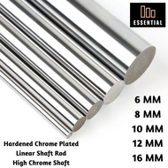 Linear Bearing Shaft Rod Bar Hardened Chrome Shaft Plated GCR15 8MM,10MM,12MM,16MM