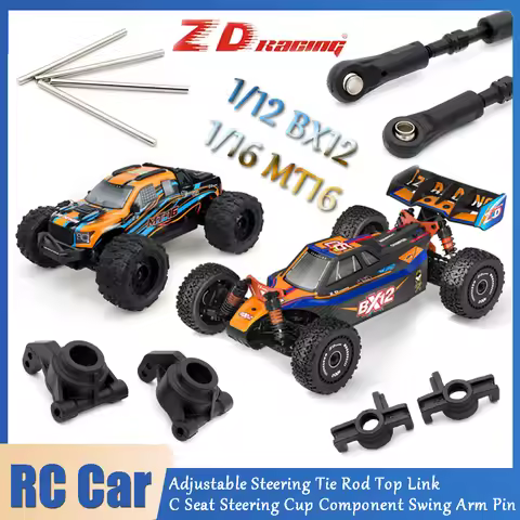 ZD Racing 1/12 BX12 1/16 MT16 RC Model Car Accessories Adjustable Steering Tie Rod C Seat Steering C