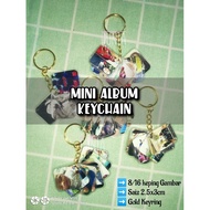 Mini Album Keychain/Keychain Album Gambar