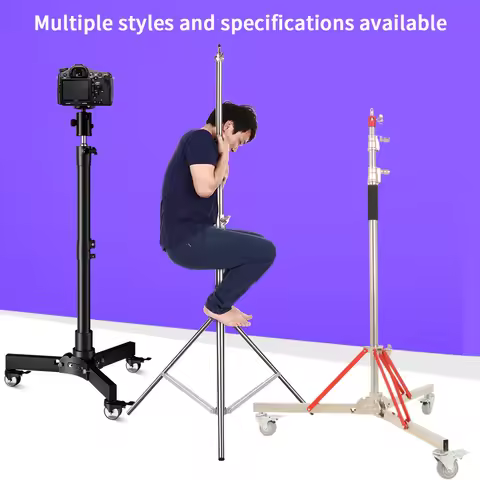 Super Stable Stainless Steel Big Tripod 2.8M Foldable lighting Stand Tripod Photography For Fill Spo