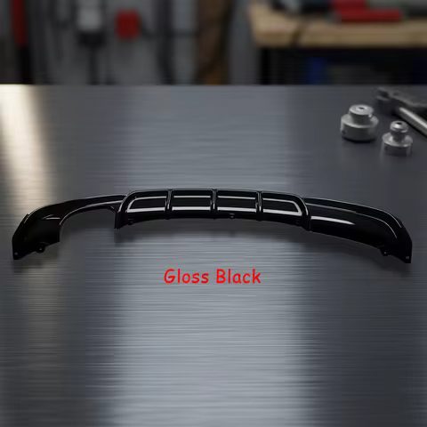 F30 PP Plastic Material Rear Bumper Lip Diffuser For BMW 3 Series F30 F31 M Sport Edition Single Sid