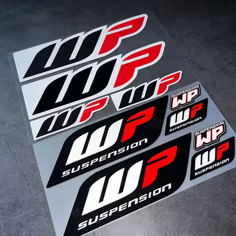 WP Suspension Motorcycle Shocker Stickers Decals for Kawasaki HONDA SUZUKI Ducati Benelli Bikes