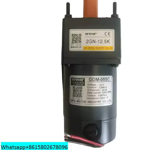 GPG 12V 30W DC Motor Gear Motor with Brush Gear Head Aisle Gate Motor