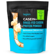 Casein+ Casein Protein Powder (Banana Cream Pie) - Slow-Release Micellar Casein Protein Powder - Non