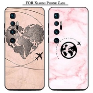 LH9 Aircraft World Map Cartoon Redmi 10 10A 9C 10C 10X 14C 13C 4G 5G Soft Case