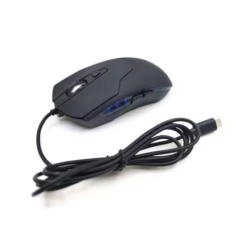 Universal USB C Wired Mouse for Business Home Office Gaming Optical 2400DPI Mouse for PC Laptop Ergo