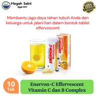 MGS - Enervon-C Effervescent Vitamin C and B Complex | Body Endurance Supplement Contains 10 Dip Tab