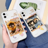 Soft Case Samsung A5 A7 2017 J5 J7 Pro Prime J2 Pro J8 A6 A8 Plus A7 A9 2018 J4 J6 Plus Clear Casing Silicone Shockproof Cover Cool Dog