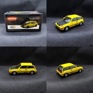 PROMO DIECAST KYOSHO 1/64 HONDA CIVIC WONDER YELLOW PROMO