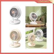 [Lovoski2] Desk Fan with 120 Head Rotation USB Powered Floor Fan Cooling Fan Table Fan for Bedroom Camping Travel Desktop Office