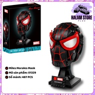 Spider Man Miles Morales character toy mask model for collectible display code 01329