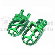 พักเท้า เหมาะสำหรับ Kawasaki KLX250 Honda XR250/400/600R CNC อลูมิเนียม    ที่พักเท้ารถจักรยานยนต์.