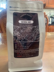 Cafe Hương Mê - Robusta hạt rang mộc - 1 kg 2 gói 500g - thơm ngon đậm đà gu mạnh