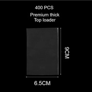 [SHIP FROM SG] 400pcs PREMIUM THICK TOP LOADER CARD SLEEVES – TCG ACCESORIES CRYSTAL CLEAR WITH SILK