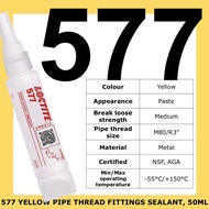 50ML Loctite 577 THREAD PIPE SEALANT LEAK WATERPROOF PVC TAPE SILICONE FIX STAINLESS STEEL 565 545 M