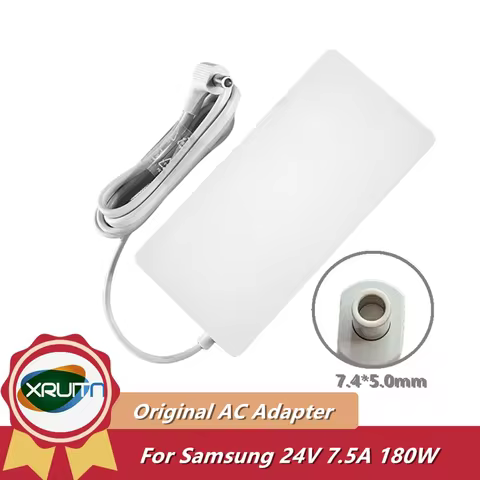 Original A18024_ NDYW BN44-00924A 180W 24V 7.5A AC Adapter Charger for Samsung C34J791WT NP355U4C-90