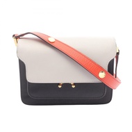 【二手，A級】 MARNI TRUNK BAG MINI 黑色/灰色/RED真皮女裝單肩包
