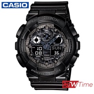 Casio G-Shock นาฬิกาข้อมือผู้ชาย สายเรซิน รุ่น GA-100CF-1ADR ของแท้ CMG