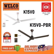 KDK 60″/150CM 3 BLADE REGULATOR CEILING FAN SIRIM [K15V0, K15VO-PBR]