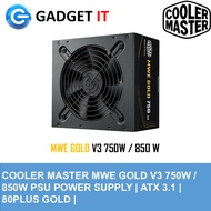 COOLER MASTER MWE GOLD V3 750W / 850W PSU POWER SUPPLY | ATX 3.1 | 80PLUS GOLD