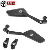 CNC ดัดแปลงกระจกมองหลังสําหรับ Harley Night Rider 975 Sportster 1250 S Sportster S อุปกรณ์เสริมรถจัก