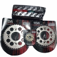 GEAR GIR SET TDR 420 RANTAI CHOHO 420 KARISMA KHARISMA SUPRA X125