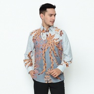 My Aksa Batik Kemeja Panjang Furing Henry Honey