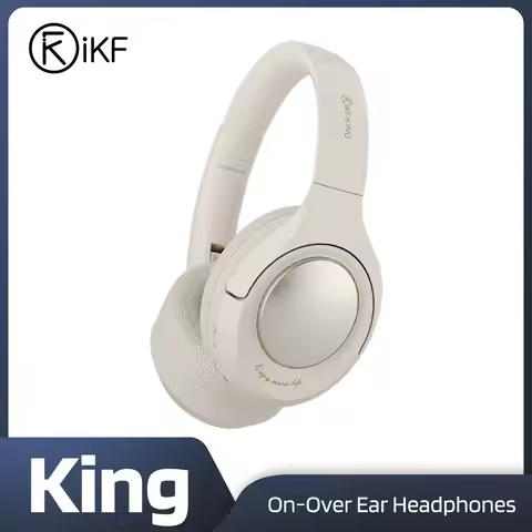 iKF King Active Noise Cancelling Wireless Headphones Bluetooth earphones Gaming headsets HiFi with M