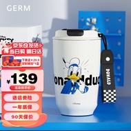 格沵（germ）联名摩卡杯子316车载便携大容量水杯男女式咖啡保温杯 唐老鸭400ML【迪士尼联名】