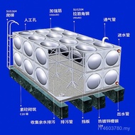 Stainless Steel Fire Engineering Water Tank Insulation Stainless Steel Welding Type Living Water Tan