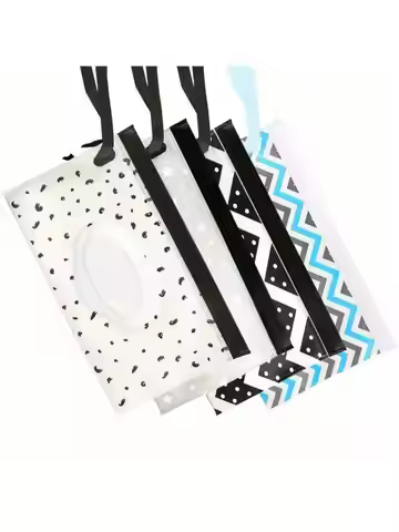 1pc Reusable Wet Wipes Dispenser Box, Portable Wet Wipes Holder, Travel Wet Wipes Case, Christmas, H
