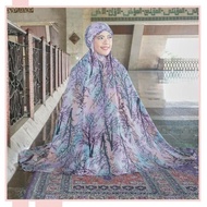 Mukena Tazbiya In Frame Winter Artwork Purple Limited