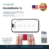 Limited Edition AliveCor Kardia Mobile 1L in Red | Portable Instant ECG Device | Heart Monitor