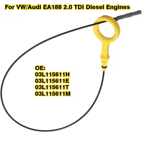 530mm Engine Oil Dipstick 03L115611M for Audi Q5 8RB A3 A4 A6 VW Golf Passat Tiguan Skoda Seat EA188
