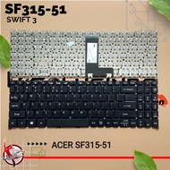 Acer Aspire 3 A315 A315-42 SF315-41 SF315-51 SF315-52 A615-51 Keyboard