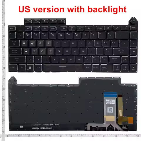 US Laptop Keyboard For ASUS ROG Strix G16 7/8 G614 G614J G614JU G614JV G614JI G634 G634J G634JZ G634