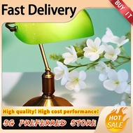 Nostalgic American RETRO study table work reading desk lamp old Shanghai Bank green bedroom bedside 