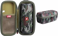 Hermitshell Hard EVA Travel Case Fits JBL Flip 3 / Flip 4 Splashproof Portable Bluetooth Speaker (Camouflage)