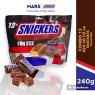 Socola snickers Bounty Mars Twix nhân Caramel đậu phộng 220g Đức